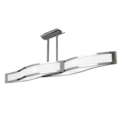 Luminosa Lighting Luminosa Sintesys Linear Telescopic Convertible To Semi Flush Gu10 4 Light Polished Chrome - M8666 - image 1