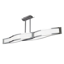 Luminosa Lighting Luminosa Sintesys Linear Telescopic Convertible To Semi Flush Gu10 4 Light Polished Chrome - M8666
