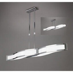 Luminosa Lighting Luminosa Sintesys Linear Telescopic Convertible To Semi Flush Gu10 4 Light Polished Chrome - M8666 - thumbnail 2