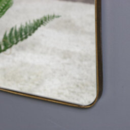 Melody Maison Tall Brushed Gold Wall & Leaner Mirror 47Cm X 142Cm - thumbnail 3