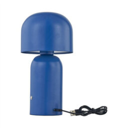 First Choice Lighting Christina - Navy Blue Led Rechargeable Touch Table Lamp - thumbnail 3