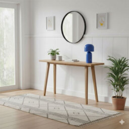 First Choice Lighting Christina - Navy Blue Led Rechargeable Touch Table Lamp - thumbnail 7