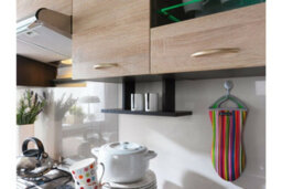 Impact Furniture Kitchen Wall Unit 800mm Cabinet 2 Door 80Cm Cupboard Wenge Dark Brown Sonoma Oak Effect From Junona Range - thumbnail 7