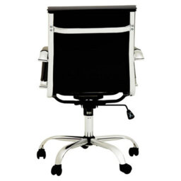 Orsina Ergonomic Black Low Back Home Office Chair, Comfortable Work From Home Chair, Movable Ergonomic Work Chair - thumbnail 5
