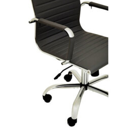 Orsina Ergonomic Black Low Back Home Office Chair, Comfortable Work From Home Chair, Movable Ergonomic Work Chair - thumbnail 7