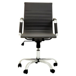 Orsina Ergonomic Black Low Back Home Office Chair, Comfortable Work From Home Chair, Movable Ergonomic Work Chair - thumbnail 3