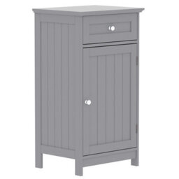 Lassic Hayle Matt Grey Freestanding Single Bathroom Drawer Cabinet (H) 770mm (W) 430mm (D) 34Cm - thumbnail 1