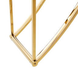 Beliani 4 Tier Shelving Unit Hollow Metal 175 Cm Gold - thumbnail 7