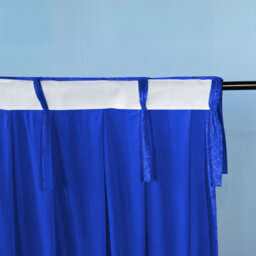 Neel Blue 3X3M Crushed Velvet Backdrop, Photography Background Blackout Curtain - Royal Blue - thumbnail 5