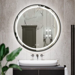 Mirror Led Rea Led P11395 mmj 60X60Cm Transparent, Glass - thumbnail 2