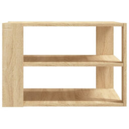 Berkfield Durable Coffee Table Sonoma Oak 59.5X59.5X40 Cm Engineered Wood - thumbnail 6