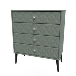 Toledo 4 Drawer Chest In Reed Green (Ready Assembled) - thumbnail 3