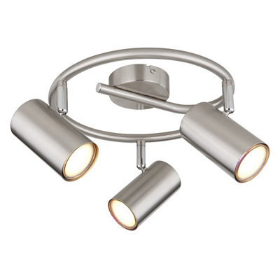 Luminosa Lighting Luminosa Allvi Ceiling Spotlight Clusters Nickel Matt 3X Gu10 - image 1