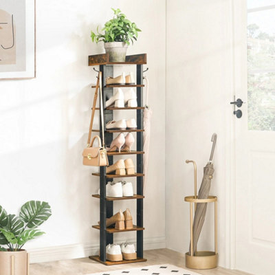 28 X 28 X 132 Cm Shoe Rack Shoe Storage Organizer Corner Shelf Display Shelf - image 1