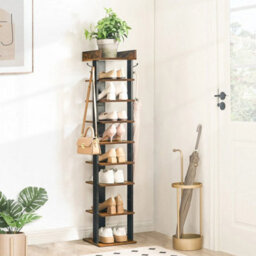 28 X 28 X 132 Cm Shoe Rack Shoe Storage Organizer Corner Shelf Display Shelf - thumbnail 1