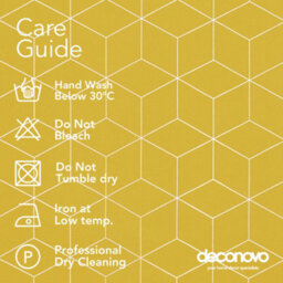 Deconovo Eyelet Blackout Thermal Insulated Curtains, Gold Diamond Printed Curtains, W52 X L54 Inch, Mellow Yellow, One Pair - thumbnail 6
