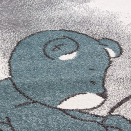Bravich Blue Baby Bear Stars Rug - Kids - 80X150Cm - thumbnail 4