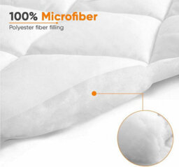 Ameha Super King Size Mattress Protector 30Cm Deep Fitted Mattress Cover-Adjustable Resistant Quilted Bed Cover (180X200Cm) - thumbnail 7