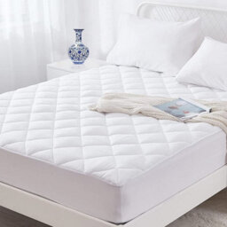 Ameha Super King Size Mattress Protector 30Cm Deep Fitted Mattress Cover-Adjustable Resistant Quilted Bed Cover (180X200Cm) - thumbnail 2