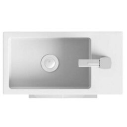 Royal Bathrooms Como 400mm Cloakroom Floor Standing Vanity Sink Unit Gloss White - 1 Door - thumbnail 6