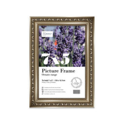 7X5 Gunmetal  Ornate Picture Frame (12.7 X 17.8Cm) Poster, Photo, Artwork, Gallery Wall Or Print - thumbnail 1