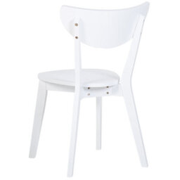 Beliani Set Of 2 Dining Chairs Roxby White - thumbnail 6