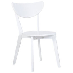 Beliani Set Of 2 Dining Chairs Roxby White - thumbnail 4