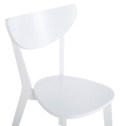 Beliani Set Of 2 Dining Chairs Roxby White - thumbnail 7