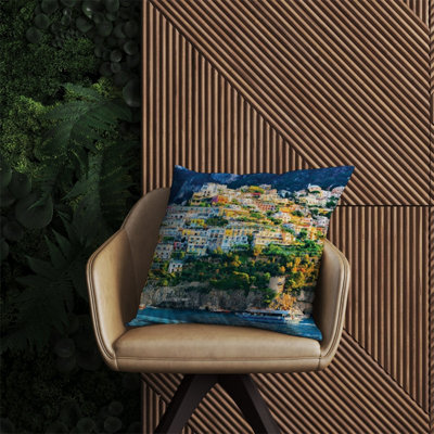 Warren Reed Designer Positano, Amalfi Coast Outdoor Cushion 60Cm X 60Cm