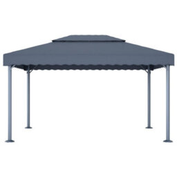 Berkfield Gazebo 400X300 Cm Anthracite Aluminium - thumbnail 2