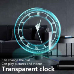 3D Led Projector Digital Wall Clock , Large Modern Decorative Clock For Home And Office - thumbnail 1