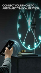 3D Led Projector Digital Wall Clock , Large Modern Decorative Clock For Home And Office - thumbnail 5