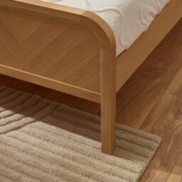 Oakham Crimson Oak Chevron Bed -  King (150Cm) - thumbnail 8