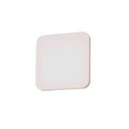 Wall Light Smooth White Plaster 8W Led Bulb Included Living Room - thumbnail 1