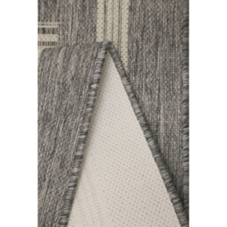 Melrose County Flatweave Grey Bordered Indoor Non-Slip Large Area Rug 160/220Cm - thumbnail 4