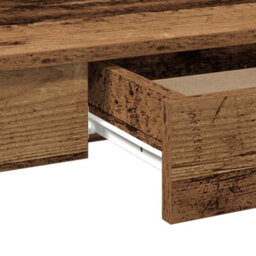 Berkfield Durable Desk Old Wood 100X45X75 Cm Engineered Wood - thumbnail 8