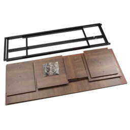 Home Computer Desk Workstation Table W/ Storage Bookshelf Shelves & Drawers - thumbnail 6