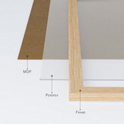 7X5 Oak Picture Frame (12.7 X 17.8Cm) Poster, Photo, Artwork, Gallery Wall Or Print - thumbnail 5