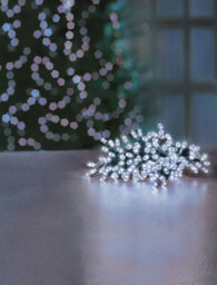 Premier Decorations Limited 100 Battery Operated Led Timelights White Multi-Action - thumbnail 2