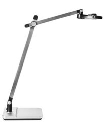 Beliani Pro Desk Lamp Silver - Adjustable Arm, Stepless Dimmer, 3 Colour Temperatures - thumbnail 3