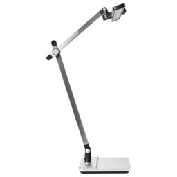 Beliani Pro Desk Lamp Silver - Adjustable Arm, Stepless Dimmer, 3 Colour Temperatures - thumbnail 4