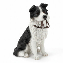 Animal Crackers Border Collie Figurine Leonardo Walkies Dog Studies Range, Height 18Cm, Gift Boxed - thumbnail 2