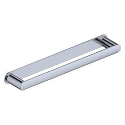Nes Home Chrome Modern Round Towel Bar Rail Holder