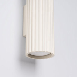 Sollux Lighting Karbon Aluminum Beige 2 Lights Minimalist Wall Light - thumbnail 4