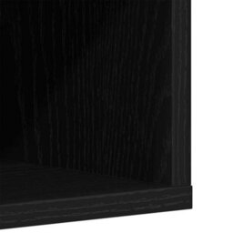 Walplus Shoe Cabinet Black Oak 54X34X183 Cm Engineered Wood - thumbnail 8