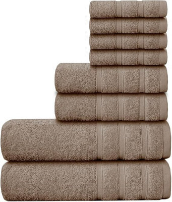 Casabella Luxury 100% Egyptian Cotton Towel Bale 8 Pieces 550 Gsm - image 1