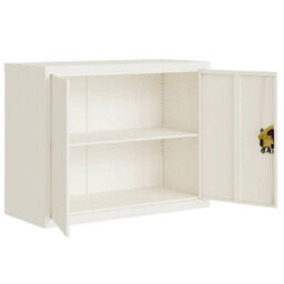 Berkfield File Cabinet White 90X40X70 Cm Steel - thumbnail 4