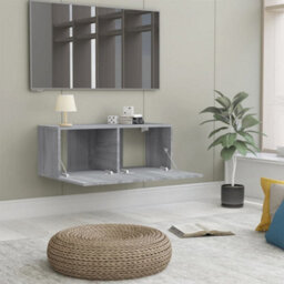 Vidaxl Tv Cabinet Grey Sonoma 80X30X30 Cm Engineered Wood - thumbnail 3