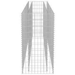 Berkfield Gabion Raised Bed Galvanised Steel 270X50X100 Cm - thumbnail 6