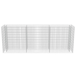 Berkfield Gabion Raised Bed Galvanised Steel 270X50X100 Cm - thumbnail 5